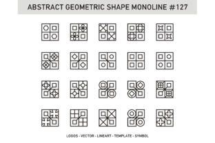 Abstract Geometric Shape Monoline 127: A Strategic Asset for Modern Visual Communication