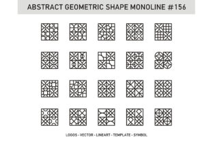 Abstract Geometric Shape Monoline 156: A Strategic Asset for Modern Visual Communication