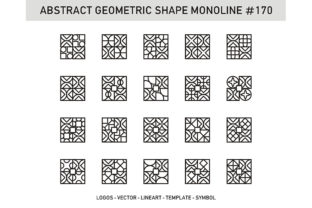 Abstract Geometric Shape Monoline 170: A Strategic Asset for Modern Visual Communication