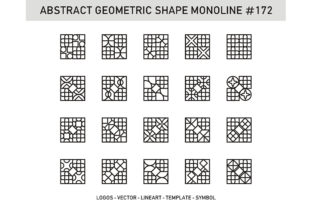 Abstract Geometric Shape Monoline 172: A Practical Evaluation for Designers and Developers
