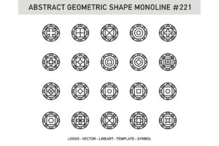 Abstract Geometric Shape Monoline 221: A Practical Look at Its Role in Design Projects