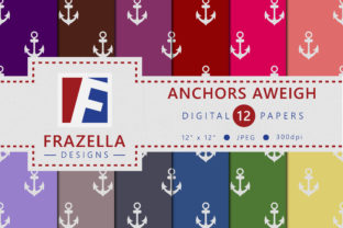 Anchors Aweigh Digital Paper Collection