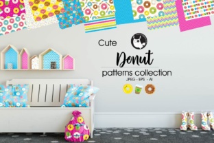 Donut: Super Cute Pattern Background Design