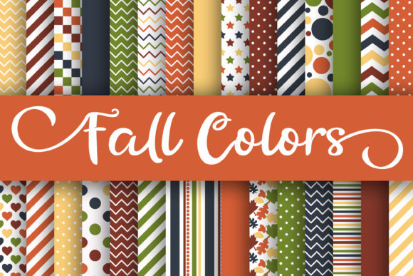 Fall Colors Digital Papers