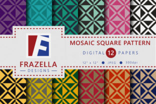 Mosaic Squares Digital Paper Collection: A Practical Evaluation for Creative Professionals and Hobbyists