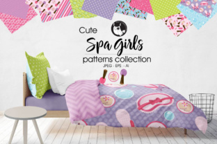 Spa Girls: Super Cute, High-Quality Pattern Background Design